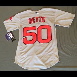 Boston Red Sox #50 Betts Gray Jersey New